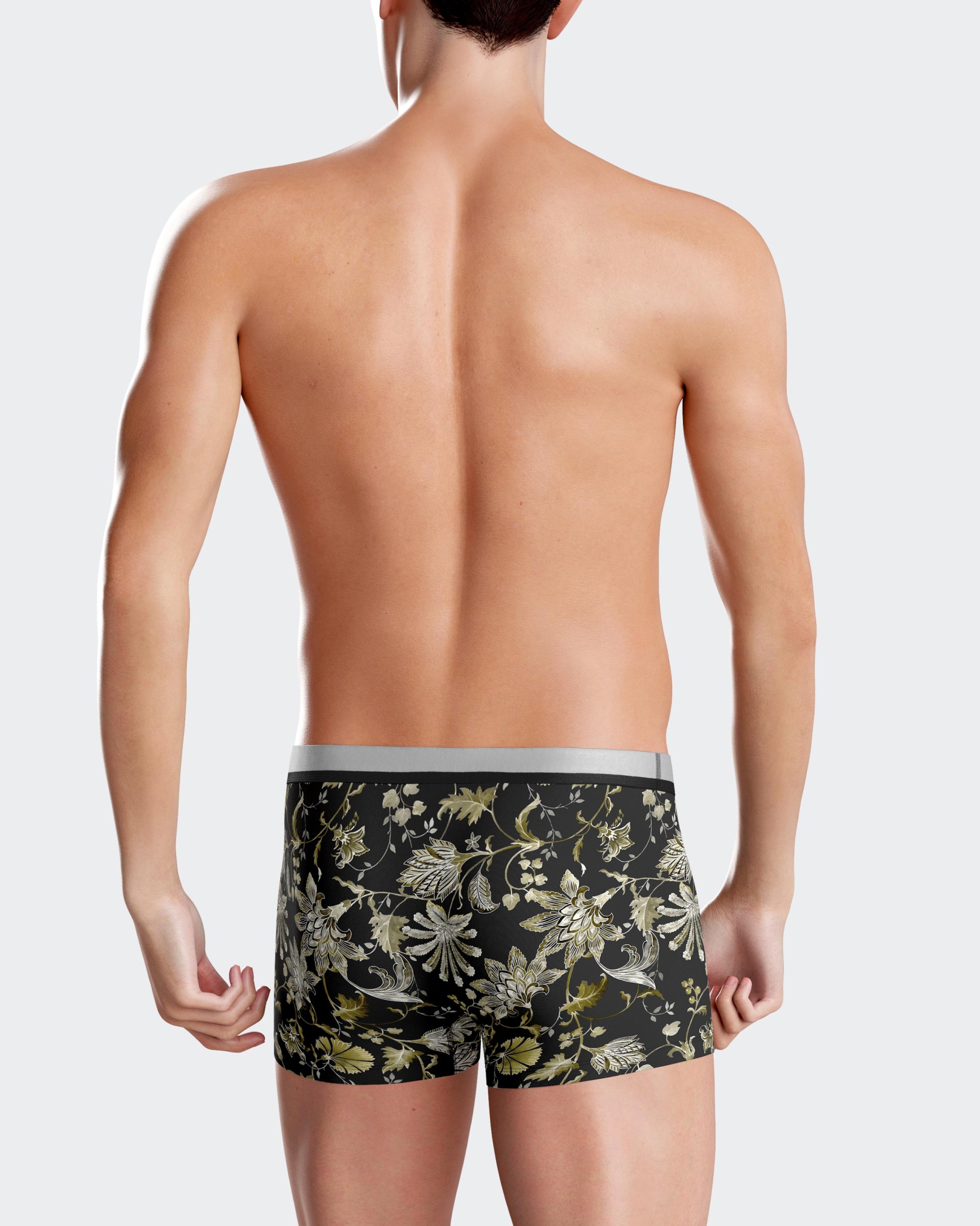 Gedruckte Herren-Boxershorts aus Lyocell
