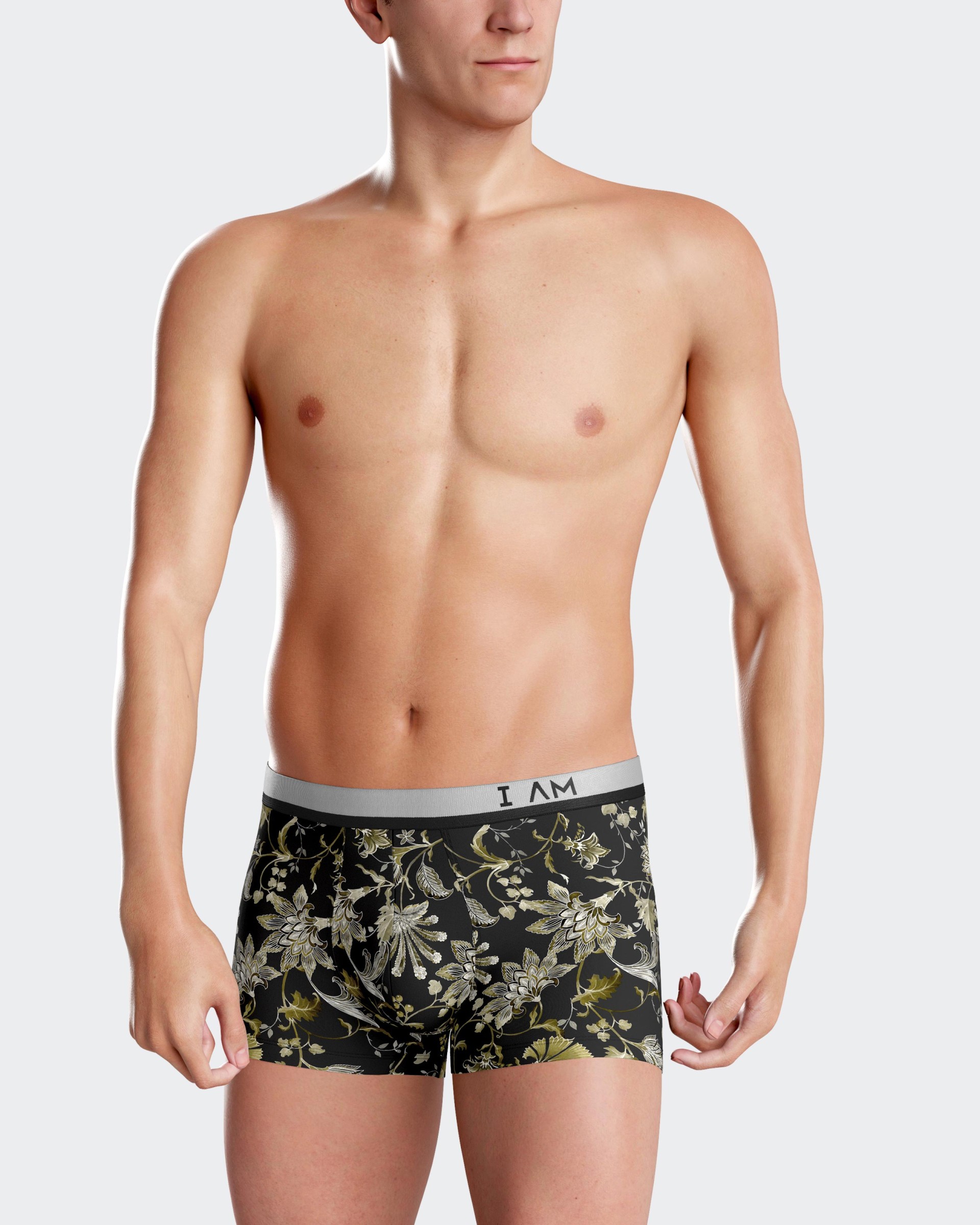 Gedruckte Herren-Boxershorts aus Lyocell
