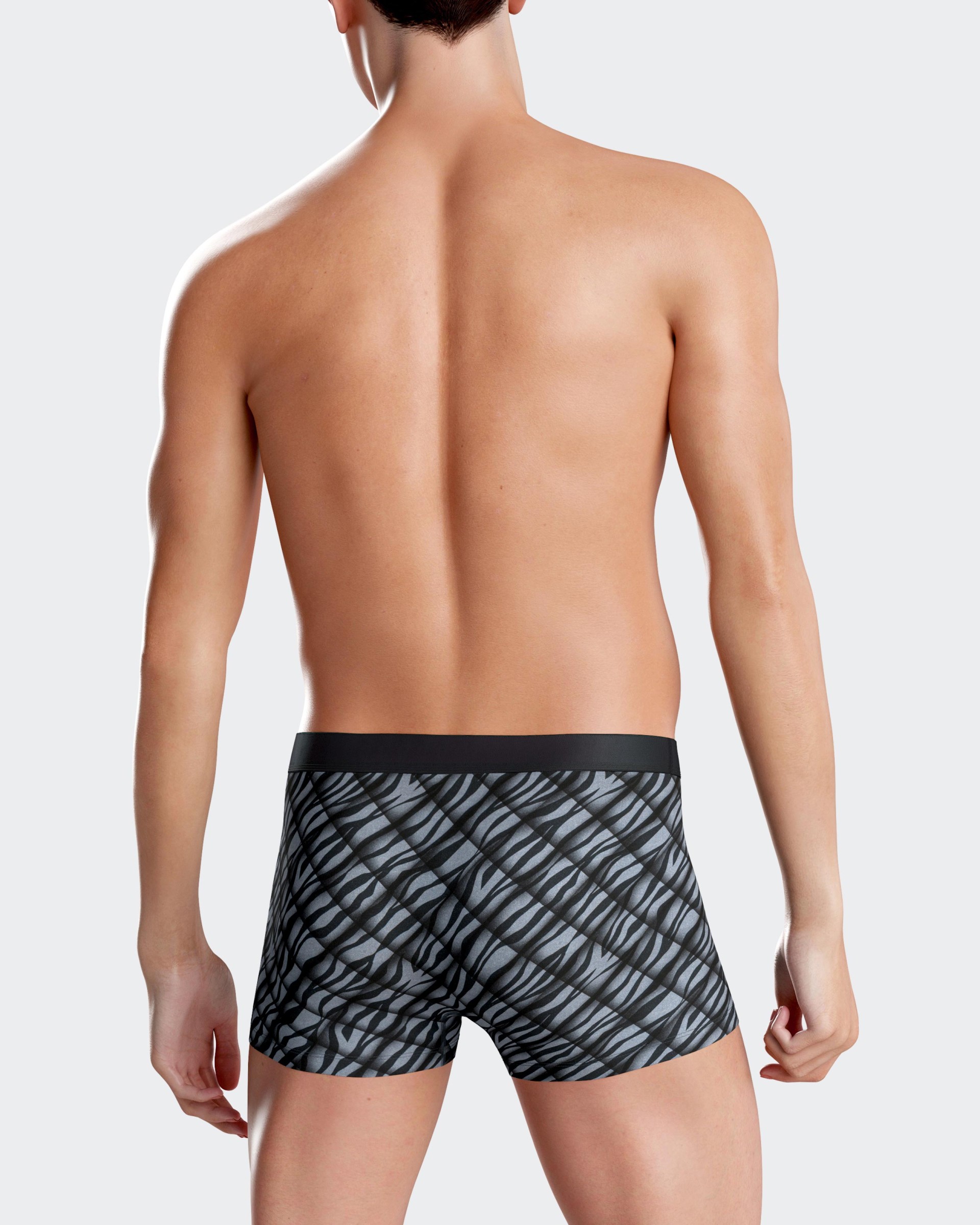 Gedruckte Herren-Boxer Shorts aus Lyocell
