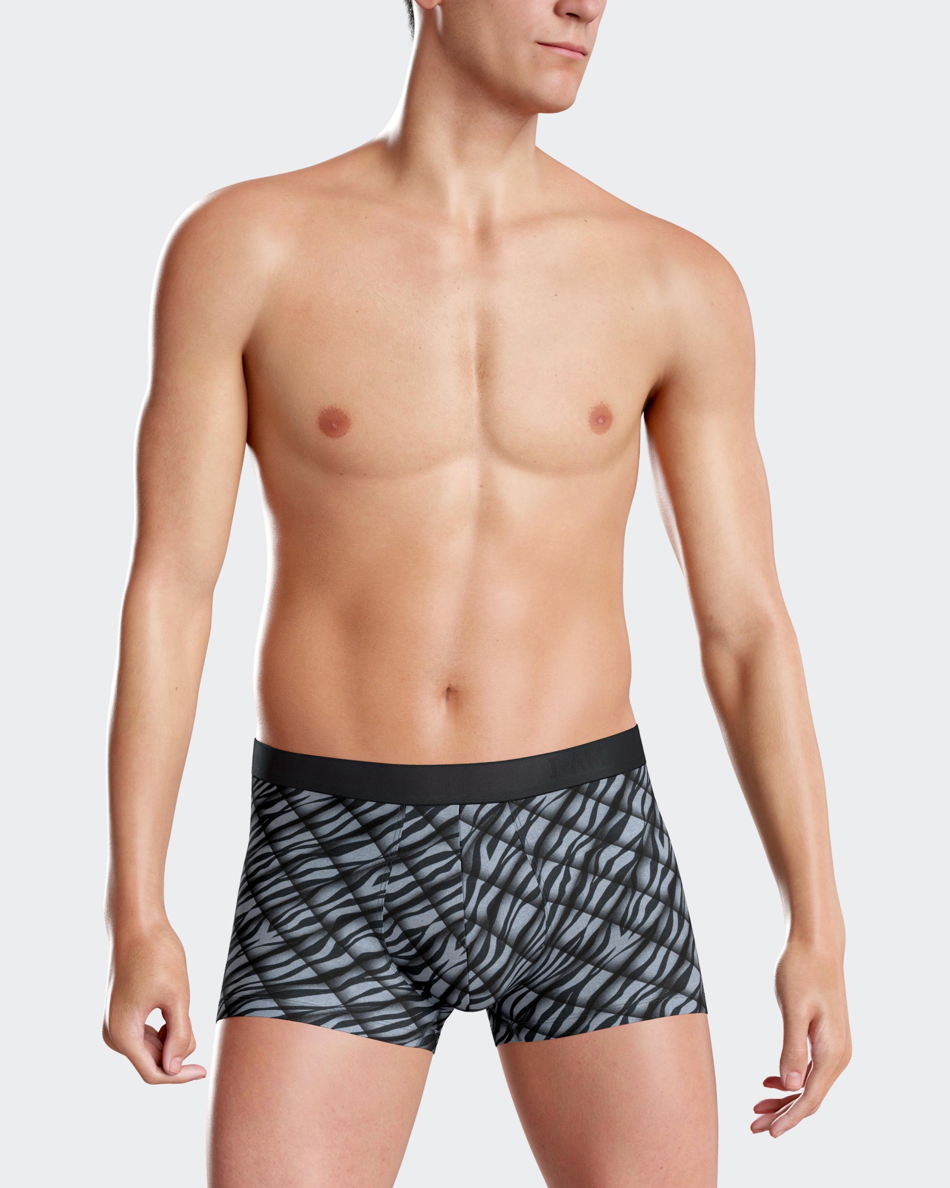Gedruckte Herren-Boxer Shorts aus Lyocell