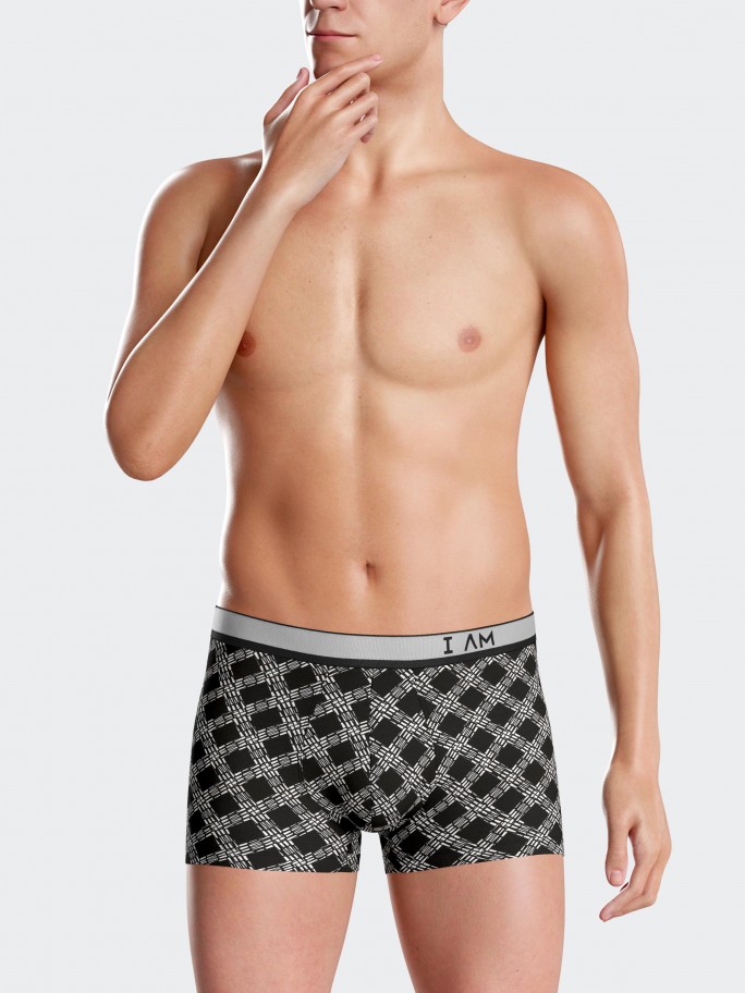 Printed Boxer in Lyocell