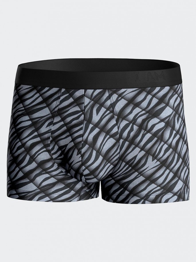 Boxer de homem estampado fantasia em Lyocell