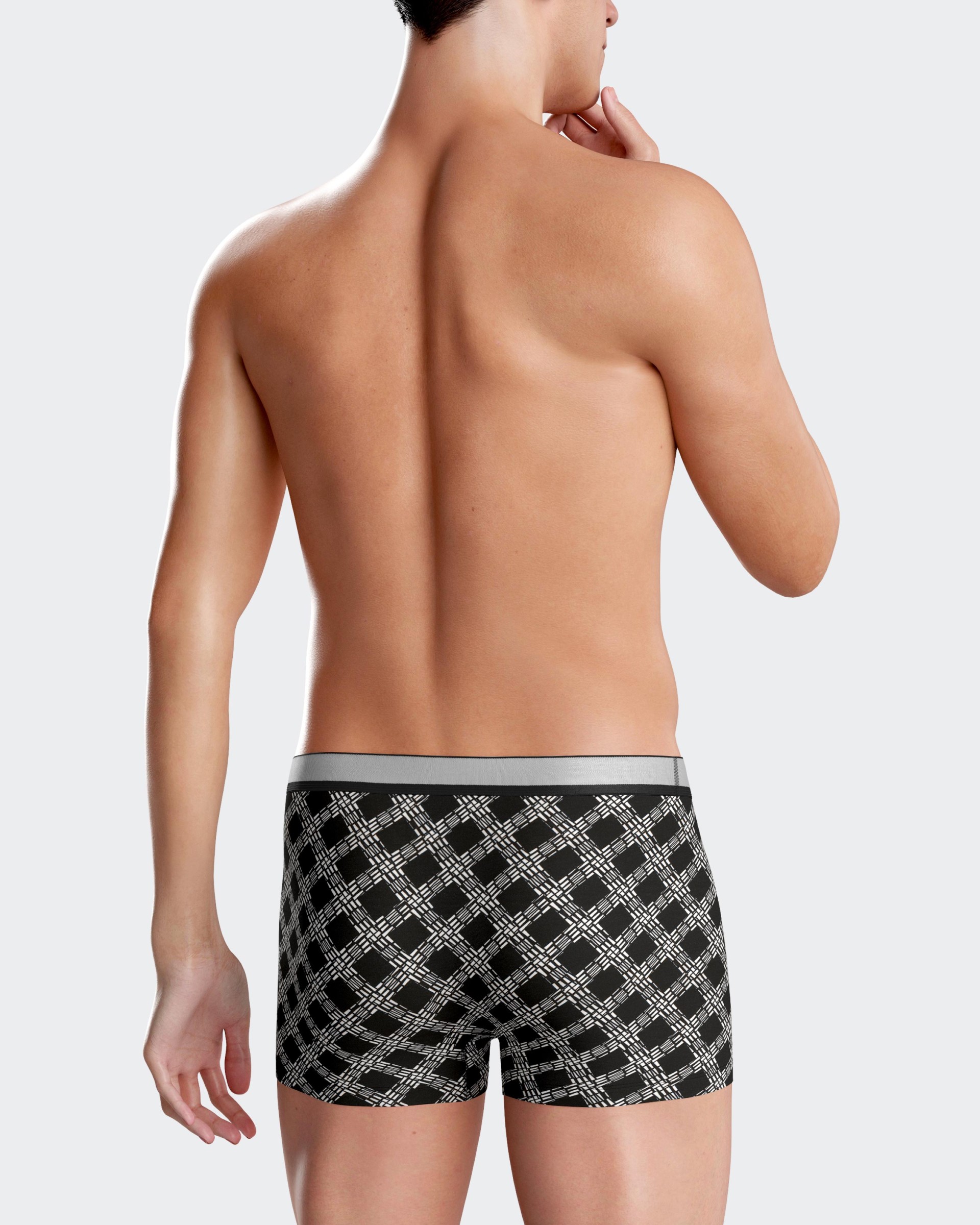 Boxer de homem estampado em Lyocell