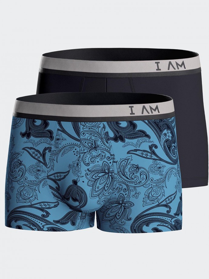 Pack dois boxers de homem estampado Paisley