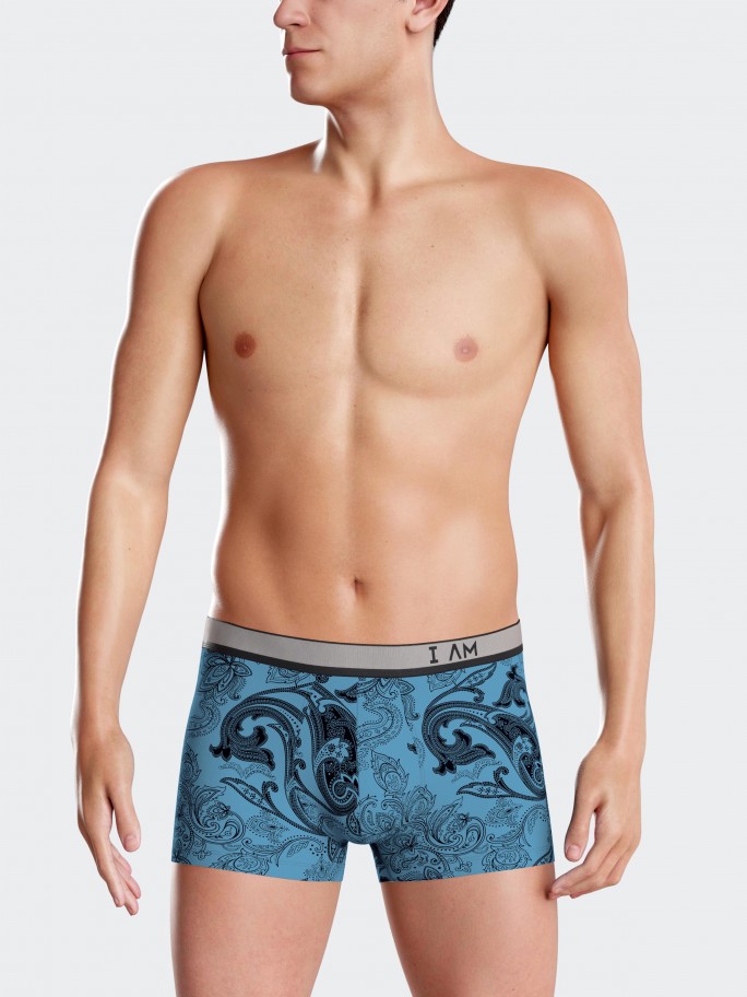 Pack of two printed boxers Paisley