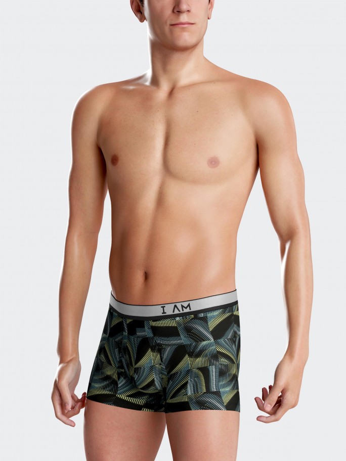 Pack de dois boxers de homem estampado Non