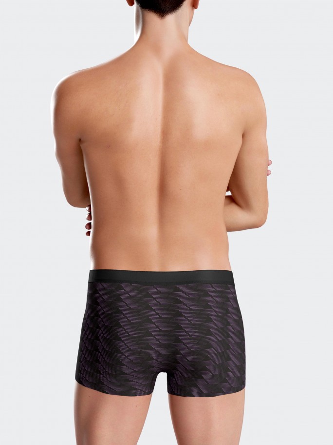 Pack de deux boxers imprim abstrait