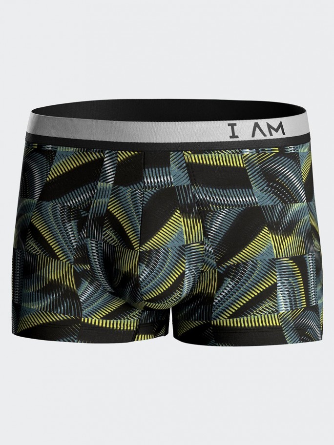 Boxer de homem estampado Non