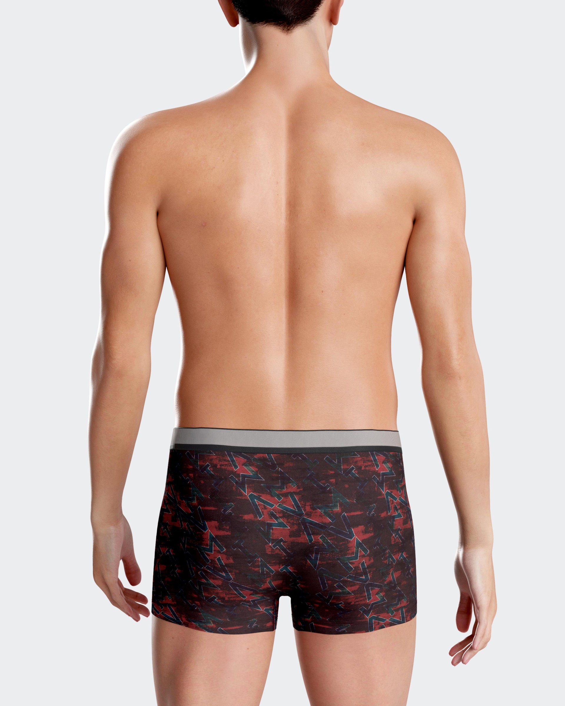 Pack de dois boxers de homem estampado abstracto