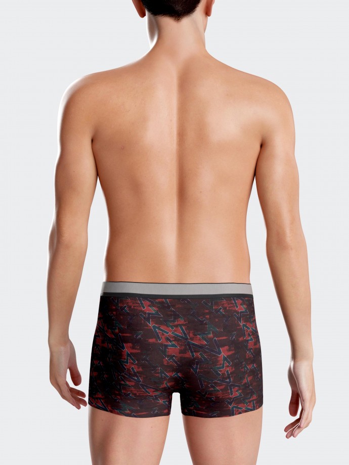 Boxer de homem estampado em Lyocell