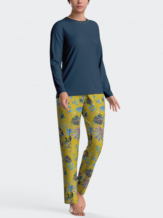 Printed pyjamas in cotton modal