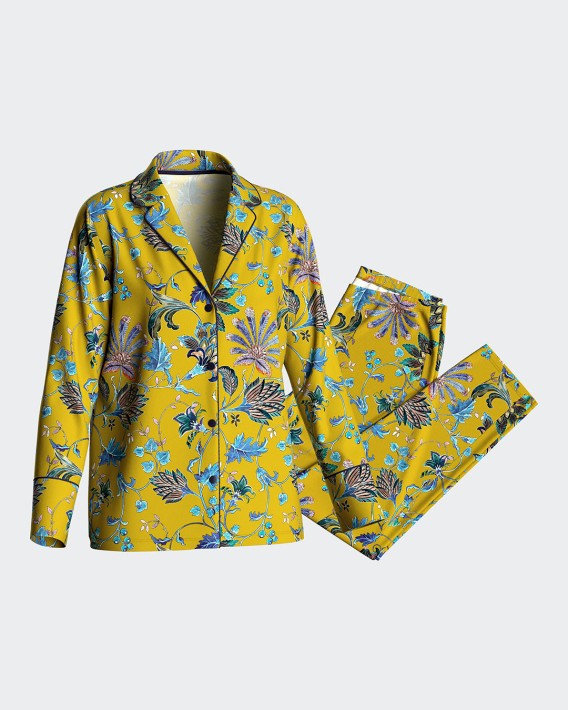 Printed pyjamas in cotton modal