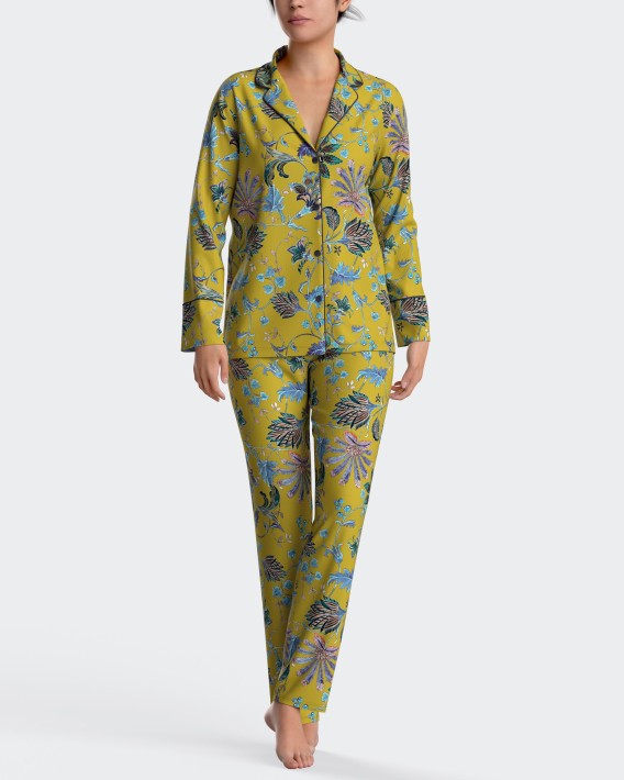 Printed pyjamas in cotton modal