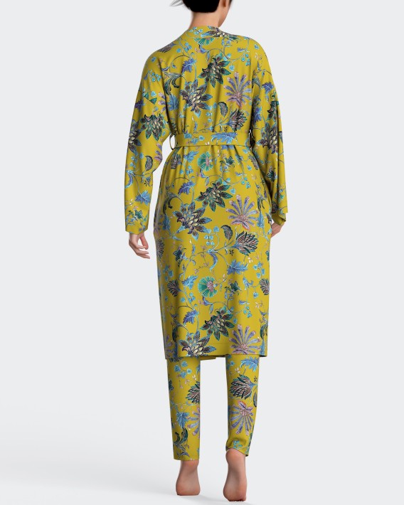 Robe de mulher estampado em algodo modal