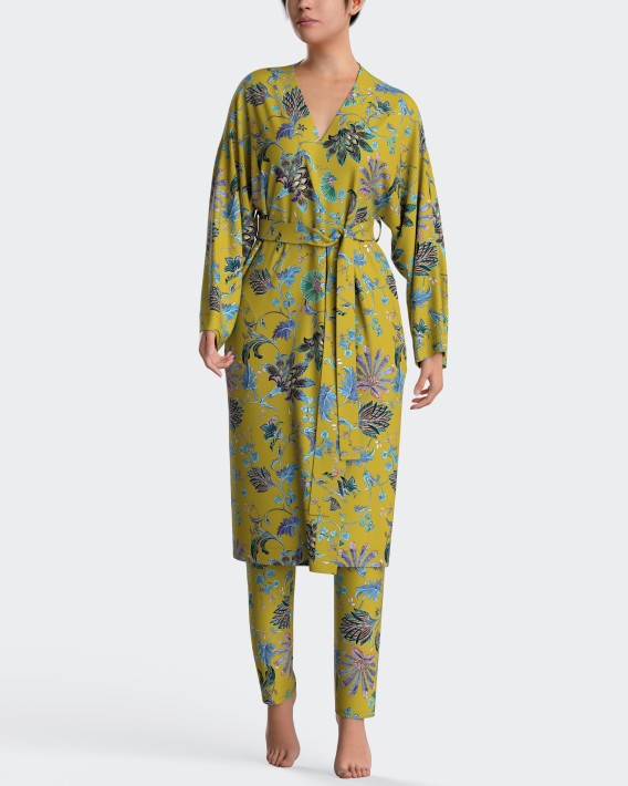 Robe de mulher estampado em algodo modal