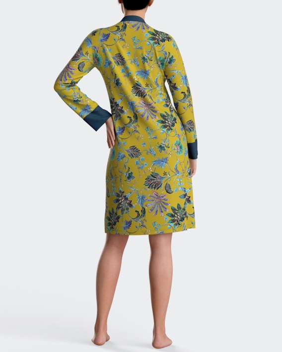 Printed nightgown in cotton modal