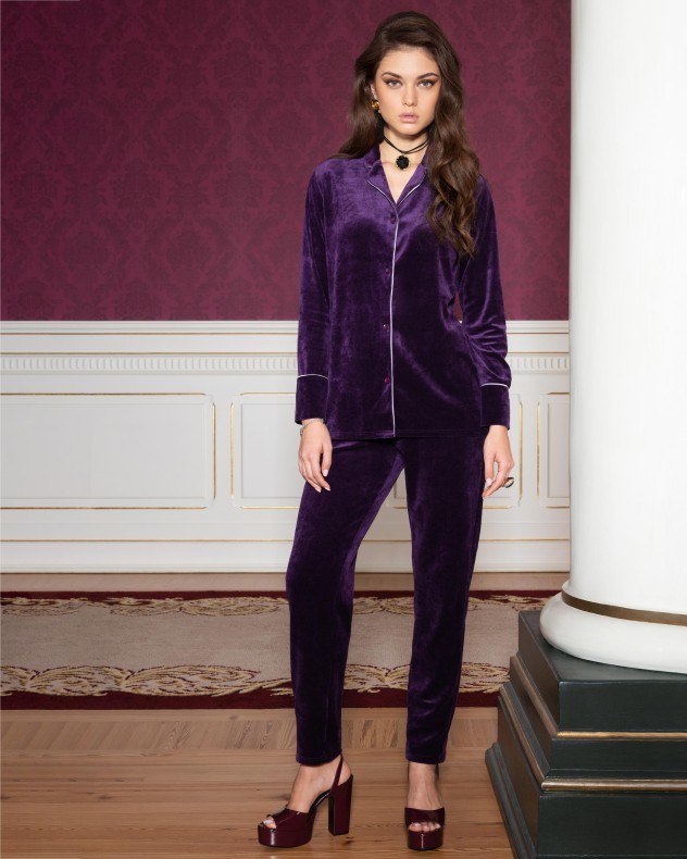Pyjama en Velours en coton modal