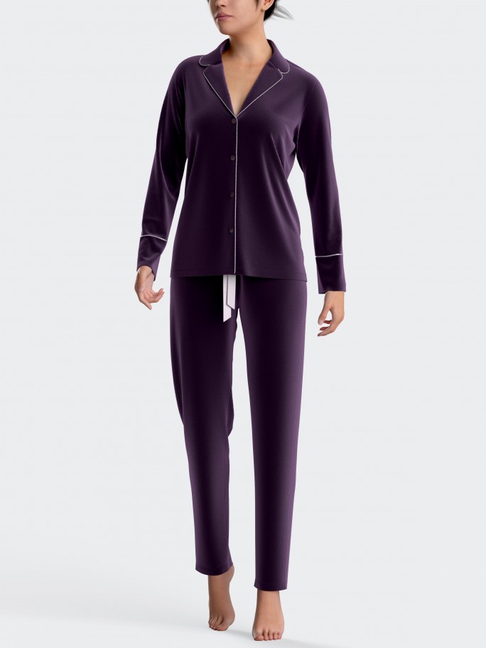 Damen-pyjama aus Baumwoll-Modal