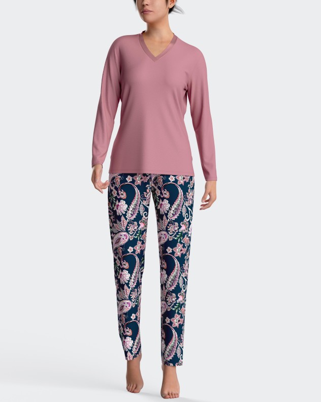 Cachemire pyjamas in cotton modal