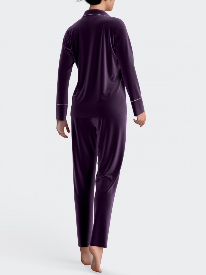 Damen-pyjama aus Baumwoll-Modal