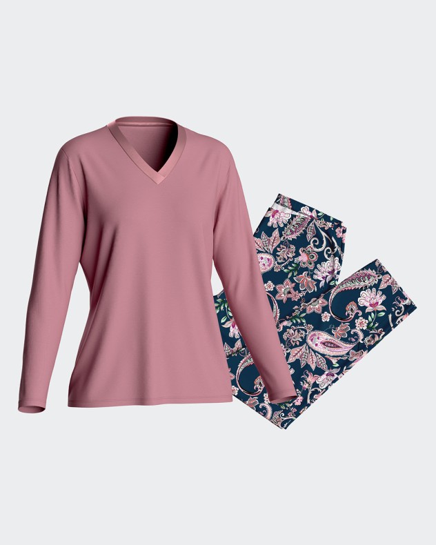Cachemire pyjamas in cotton modal