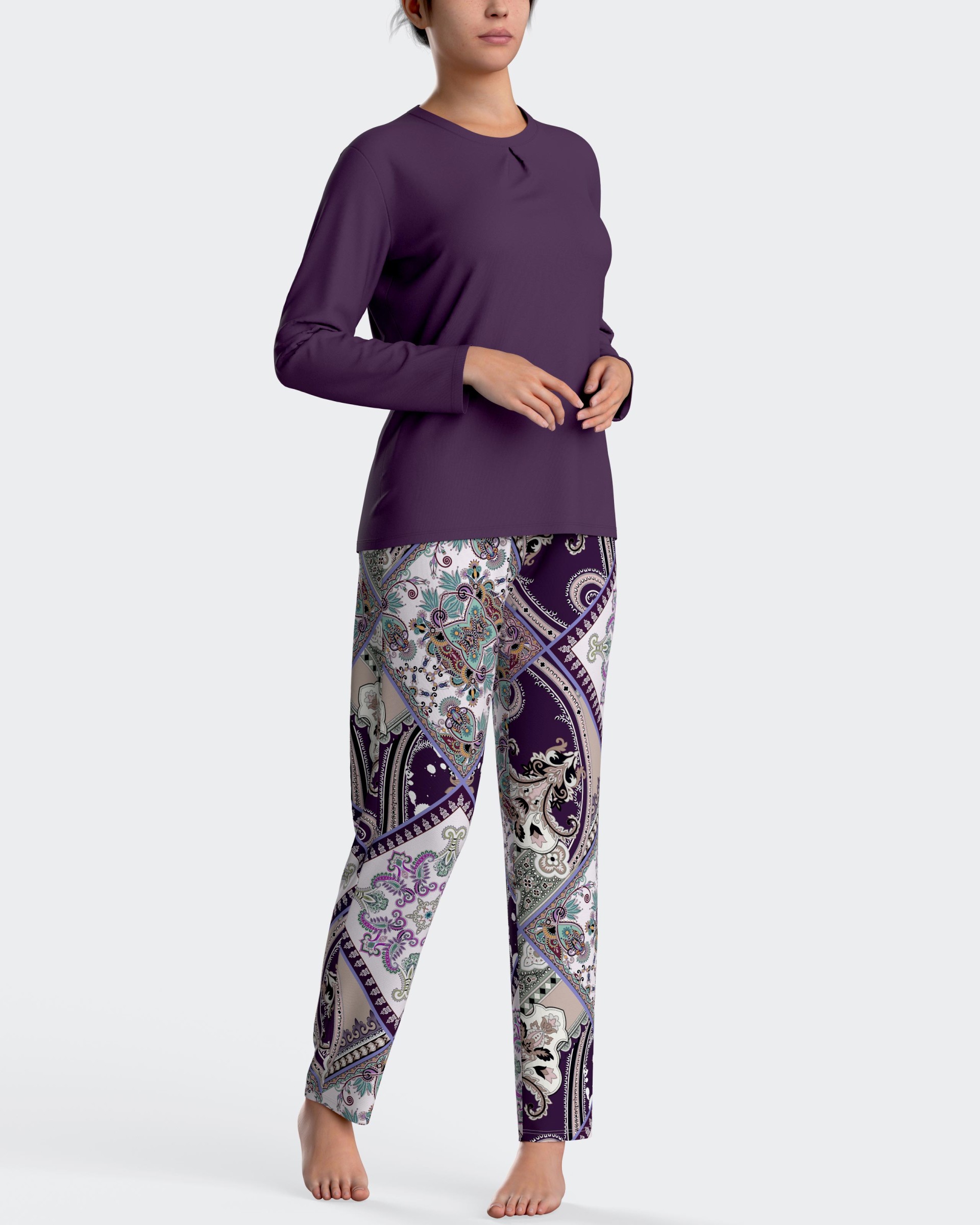 Printed pyjamas oriental