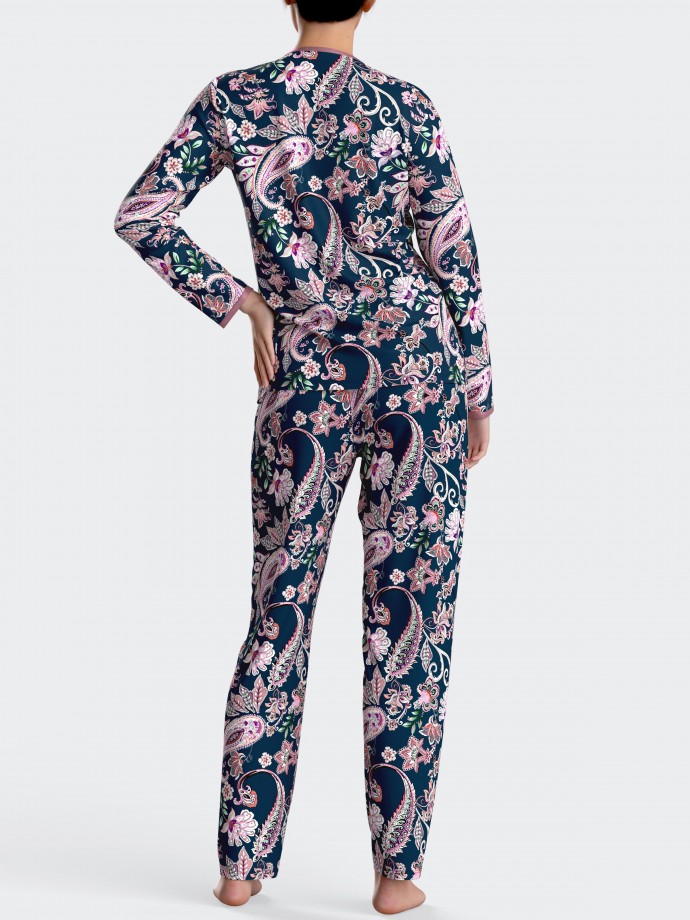 Pijama de mujer paisley en algodn modal