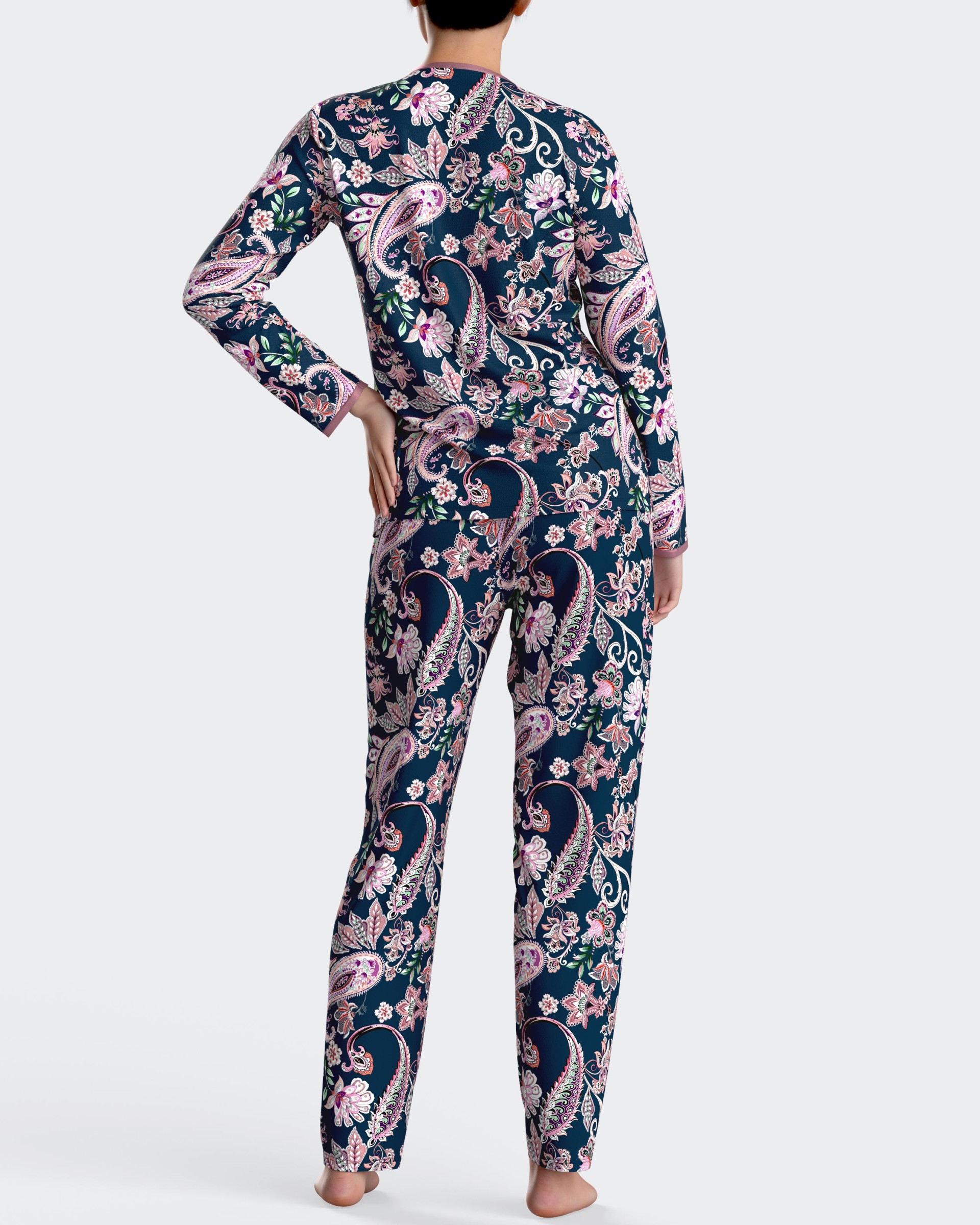 Cachemire pyjamas in cotton modal