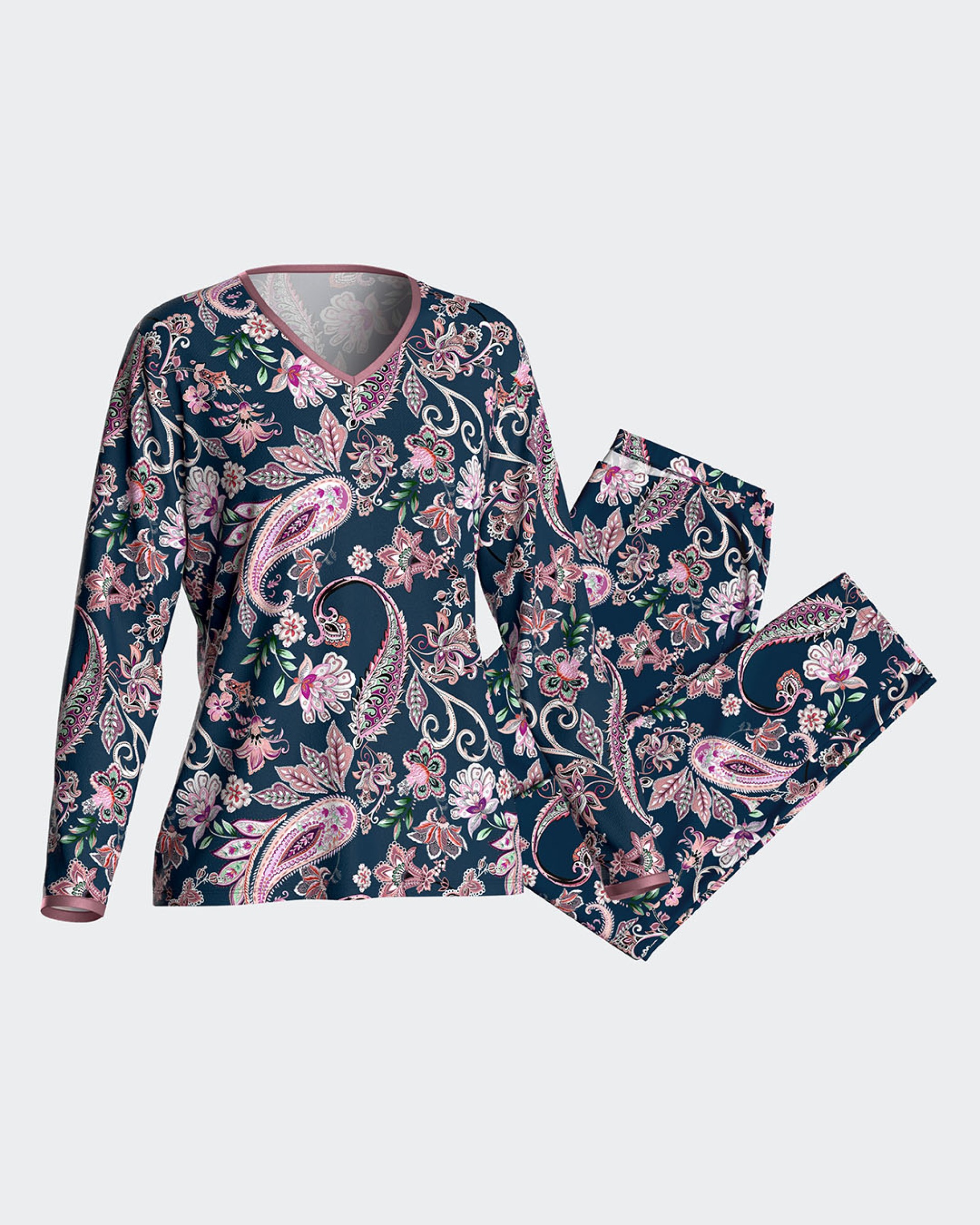 Cachemire pyjamas in cotton modal