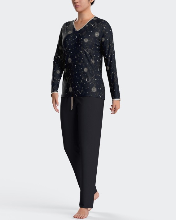Gold printed pyjamas