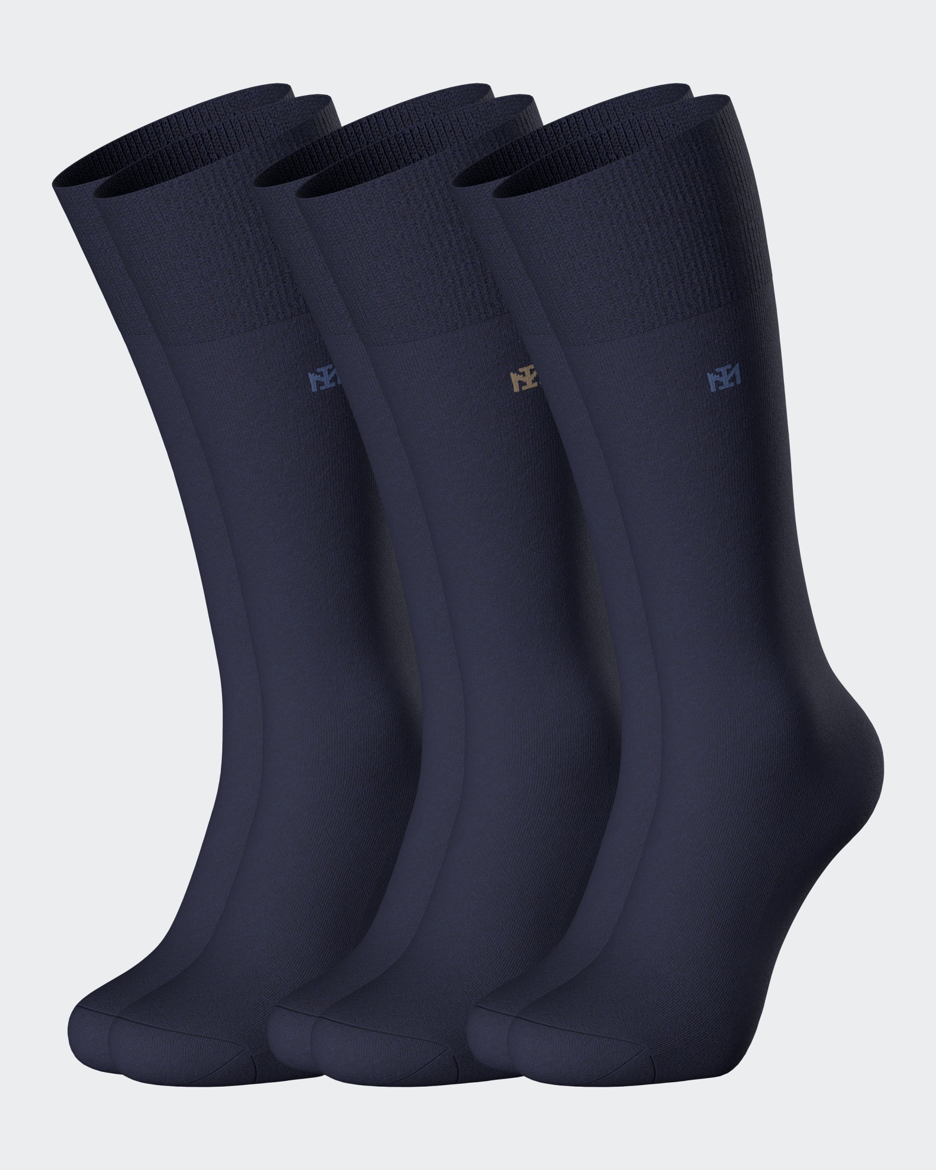 3 Pares de Meias em Algodo
