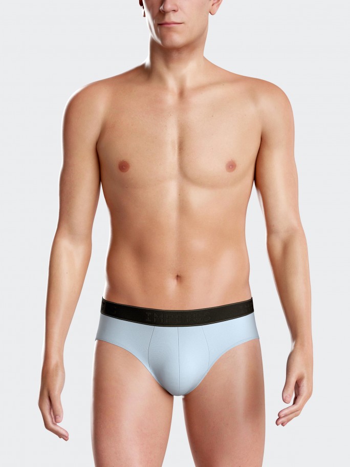 Slip de punto de hombre liso en Algodn Modal