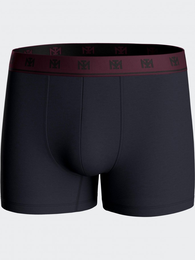 Pack 2 boxers de homem estampado em Algodo Modal