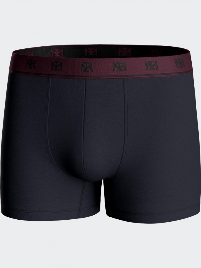 Packung 2 Herren-Boxershorts aus Baumwolle Modal