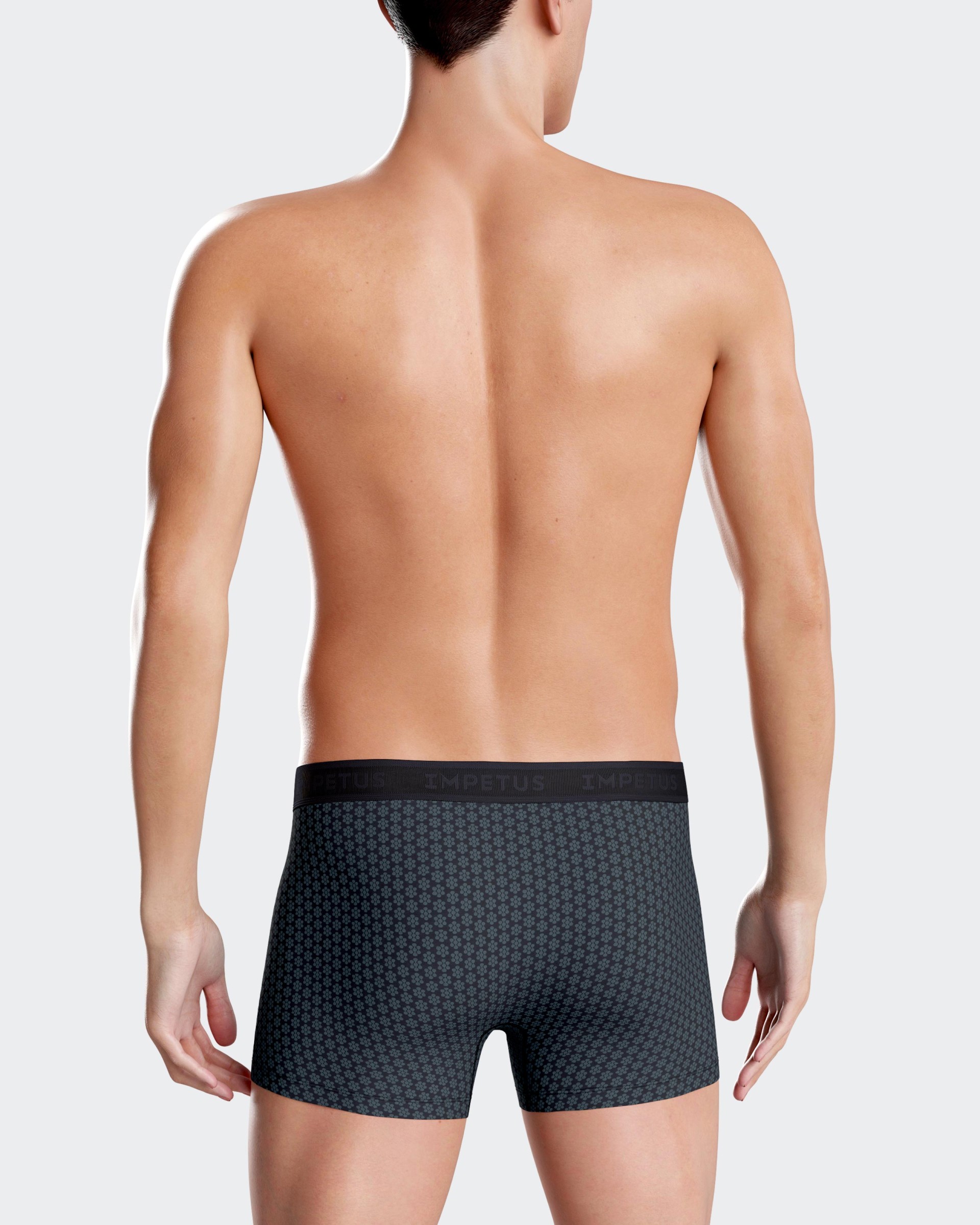 Boxer de homem estampado em algodão