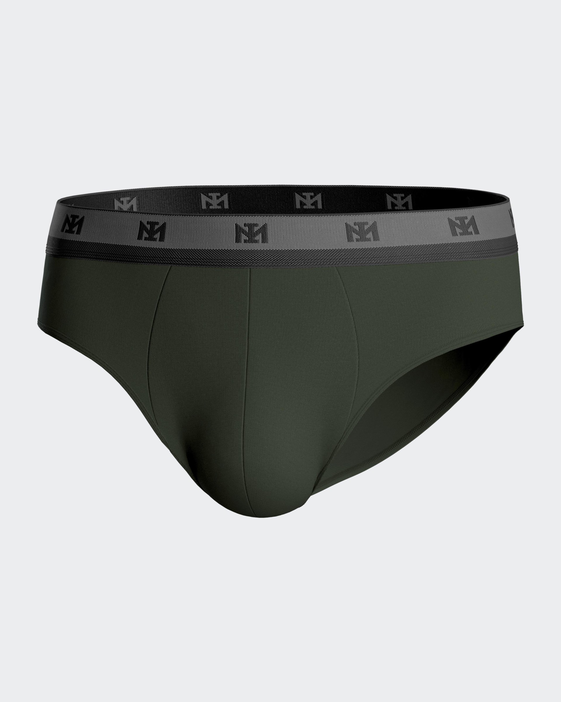 Pack of 2 plain briefs in Lyocell