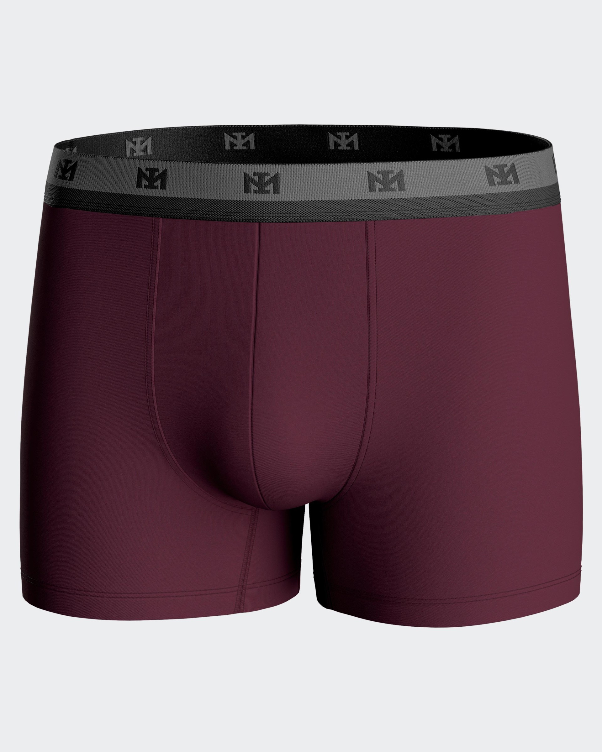 Pack of 2 plain boxers in Lyocell