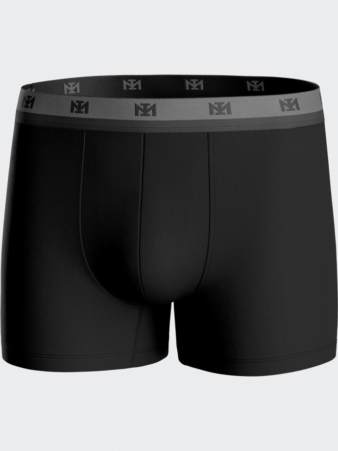 Pack 2 boxers de punto de hombre lisos en Lyocell