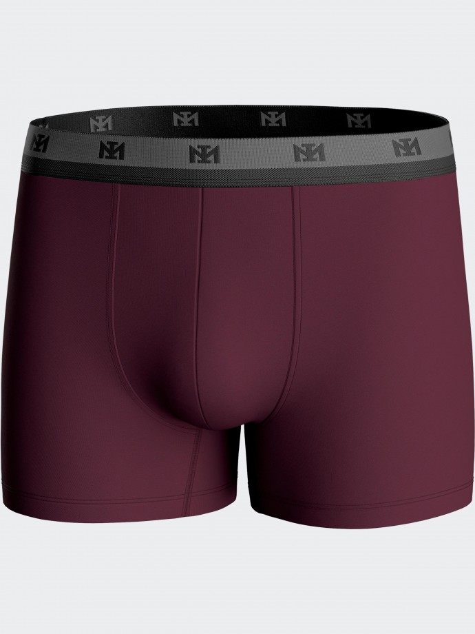 Pack of 2 plain boxers in Lyocell