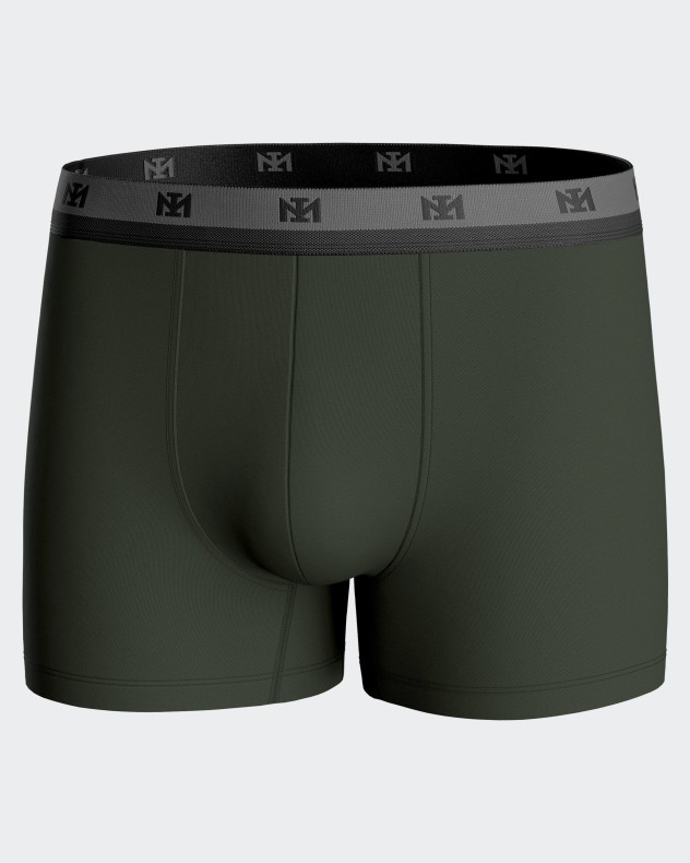 Pack of 2 plain boxers in Lyocell