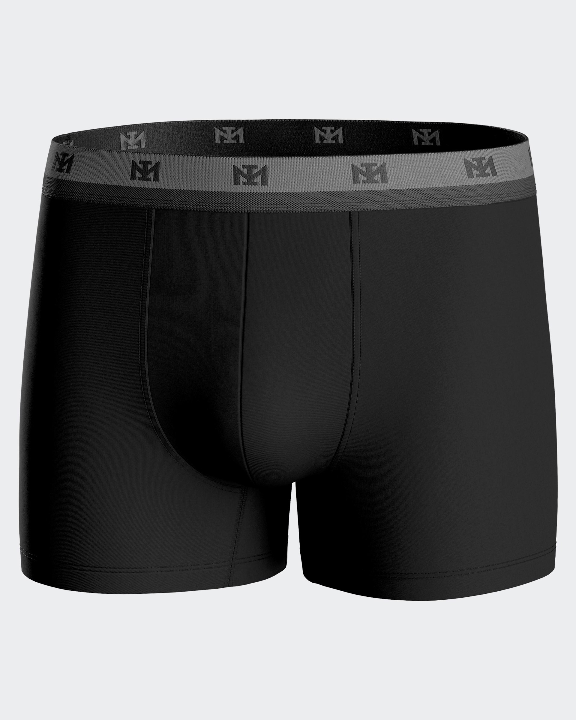 Pack of 2 plain boxers in Lyocell