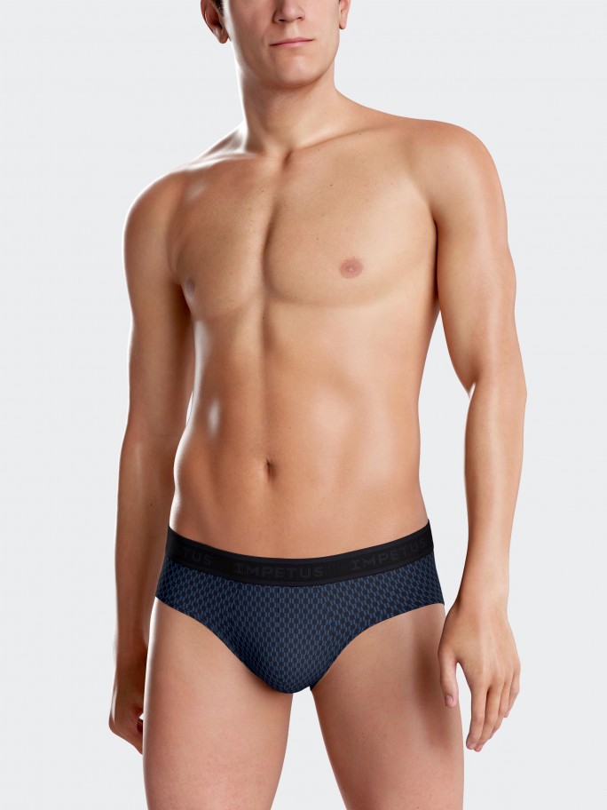 Pack of 2 plain briefs in Cotton