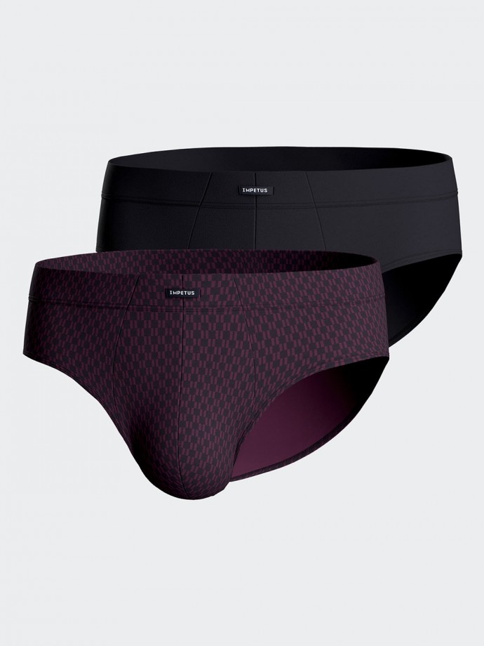 Pack of 2 plain briefs in Cotton