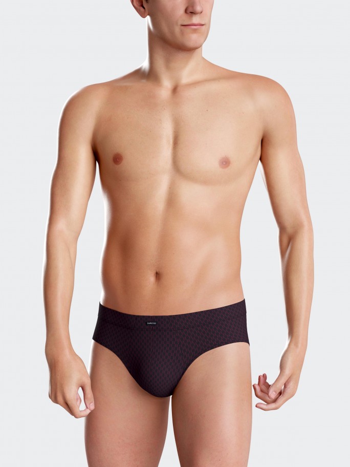 Pack of 2 plain briefs in Cotton