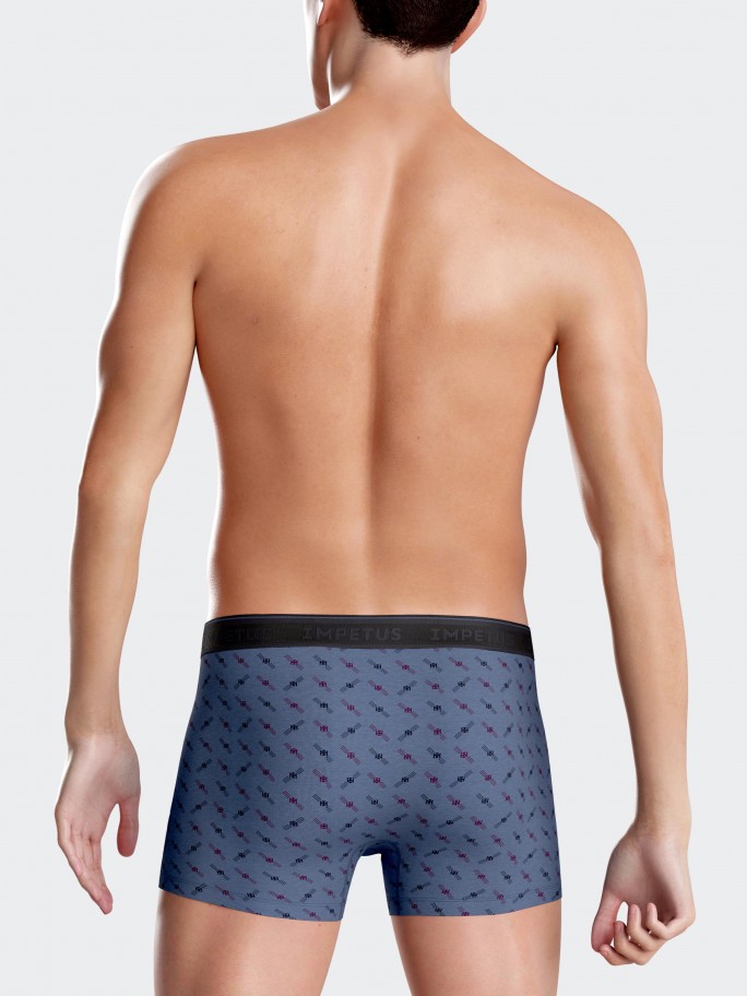 Pack of 2 plain boxers in Cotton Modal