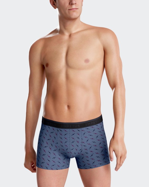 Boxer imprim en coton modal