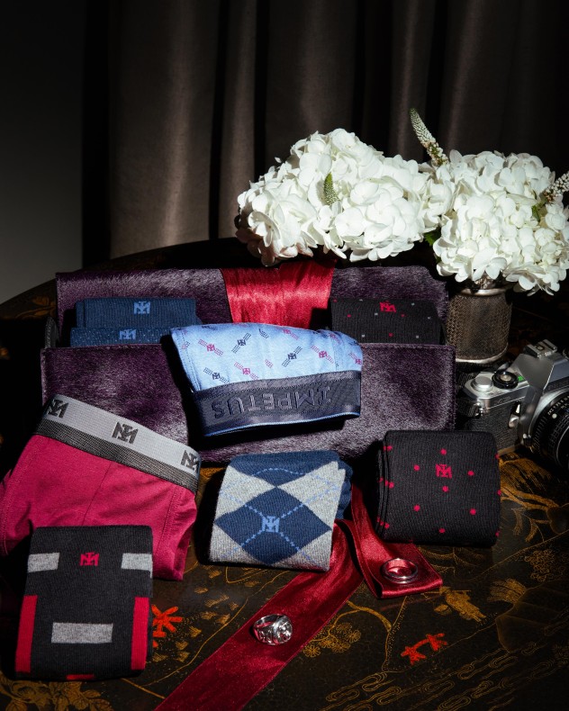 Boxer imprimé en coton modal