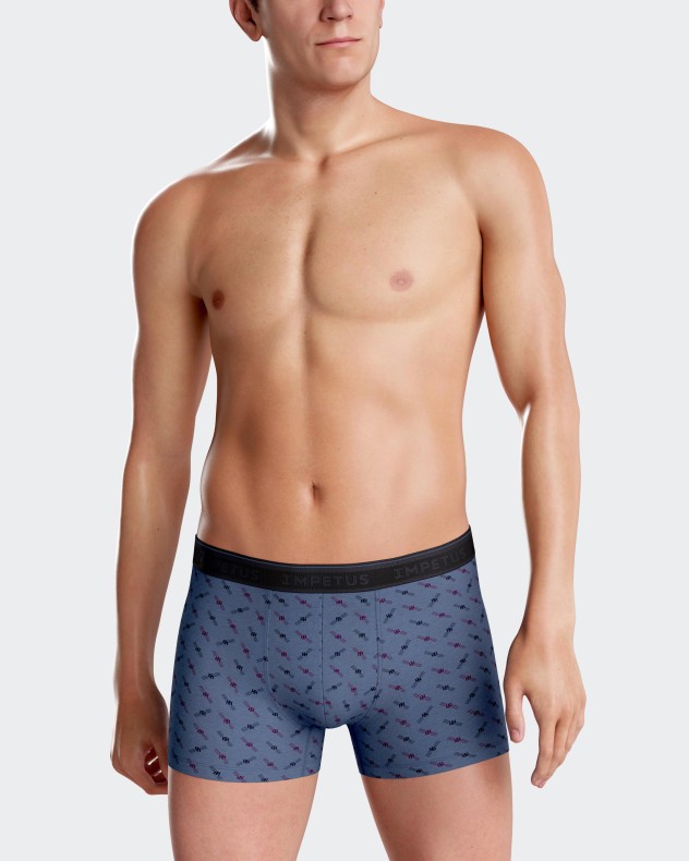Printed Boxer in Cotton Modal