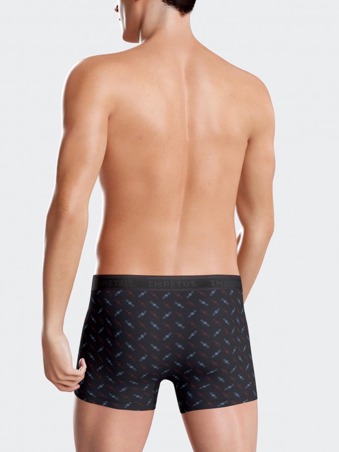 Printed Boxer in Cotton Modal