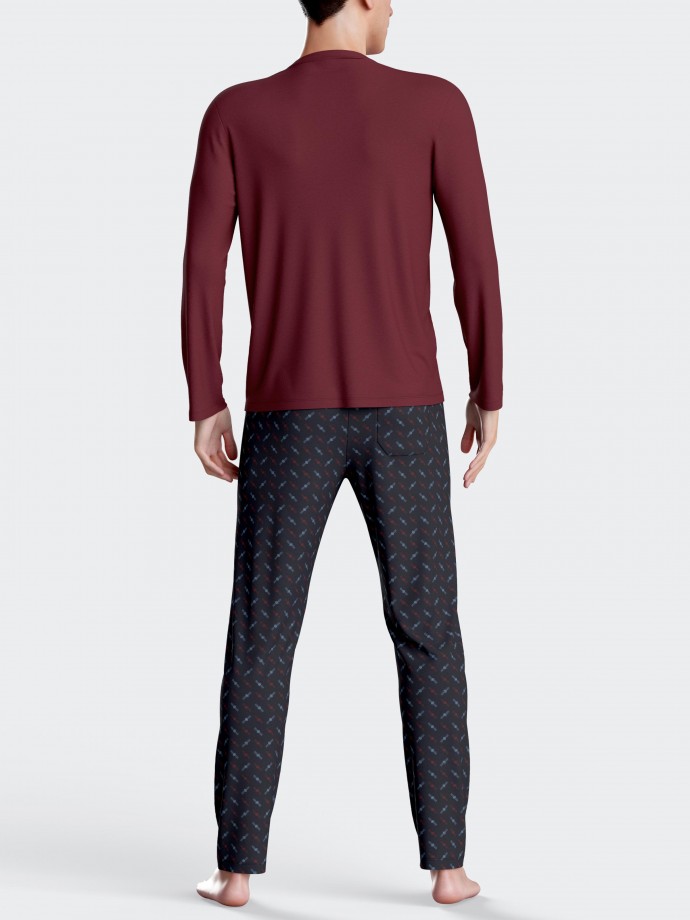 Printed men's pyjamas in Cotton Modal